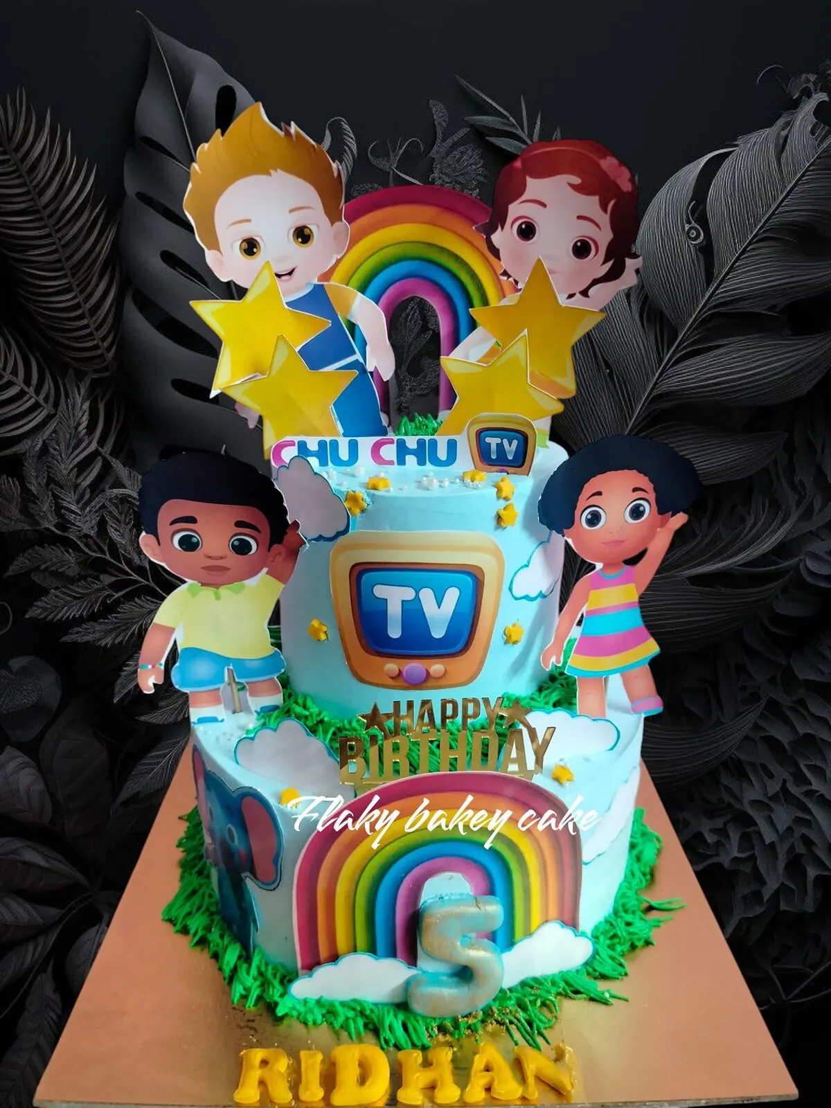 Flaky Bakey custom cake showcase for birthdays and celebrations in Kolkata