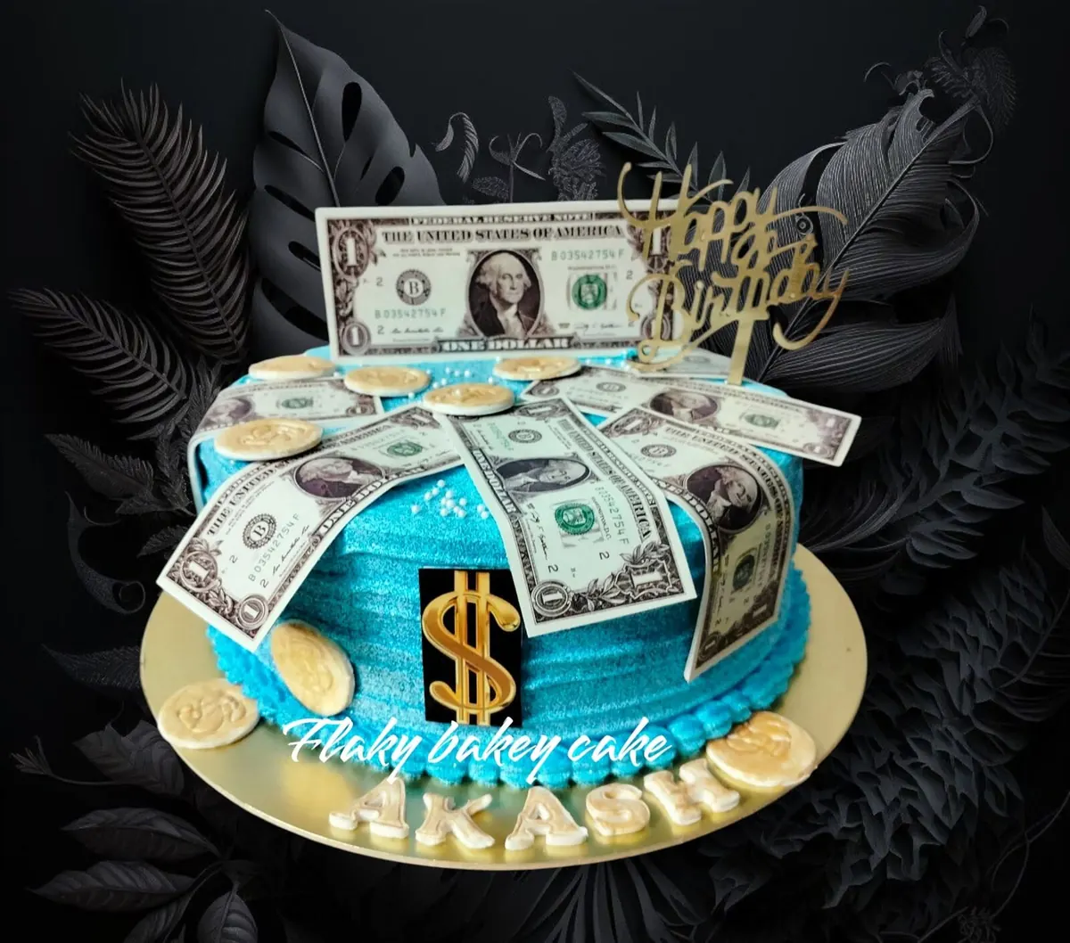 Flaky Bakey custom cake showcase for birthdays and celebrations in Kolkata