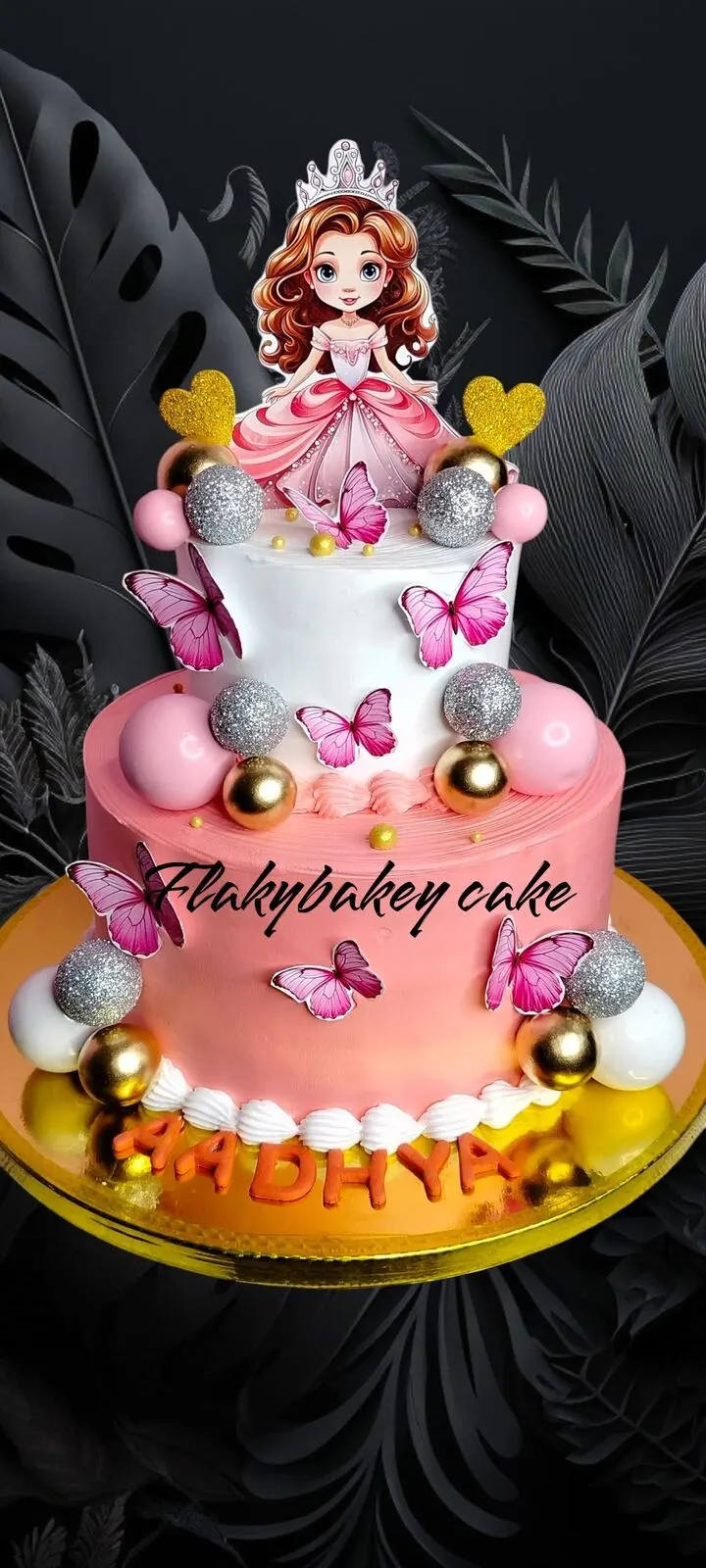 Flaky Bakey custom cake showcase for birthdays and celebrations in Kolkata