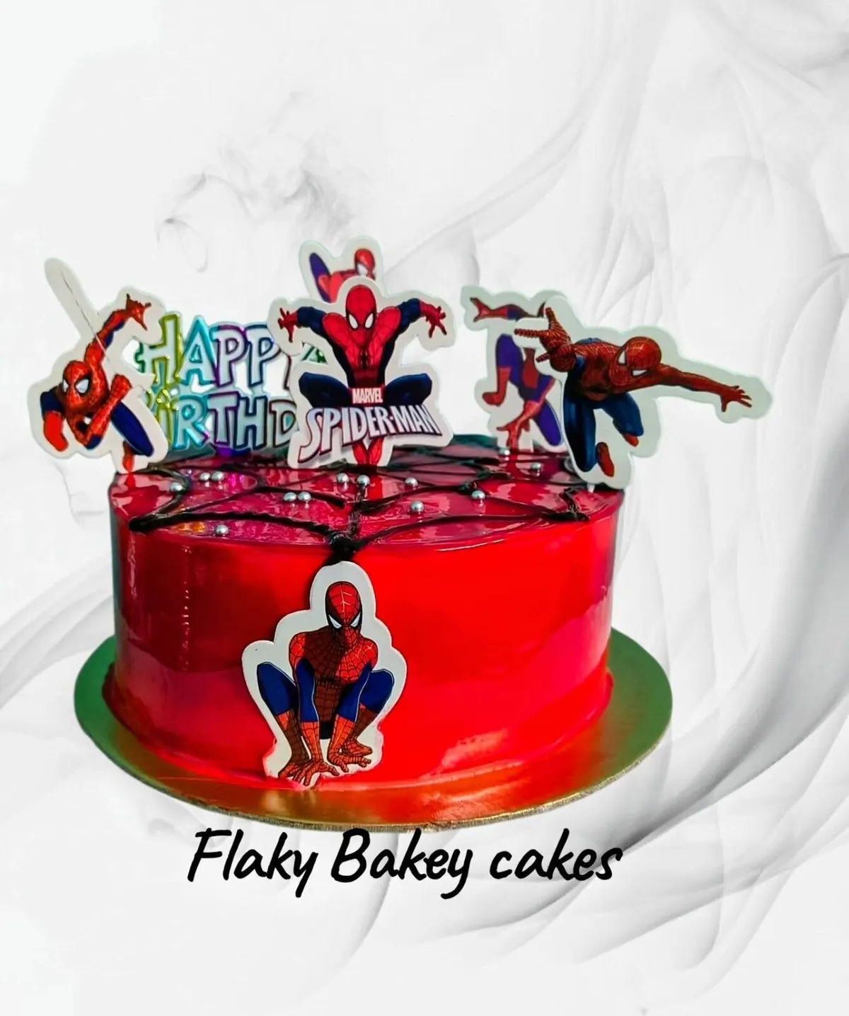 Flaky Bakey custom cake showcase for birthdays and celebrations in Kolkata