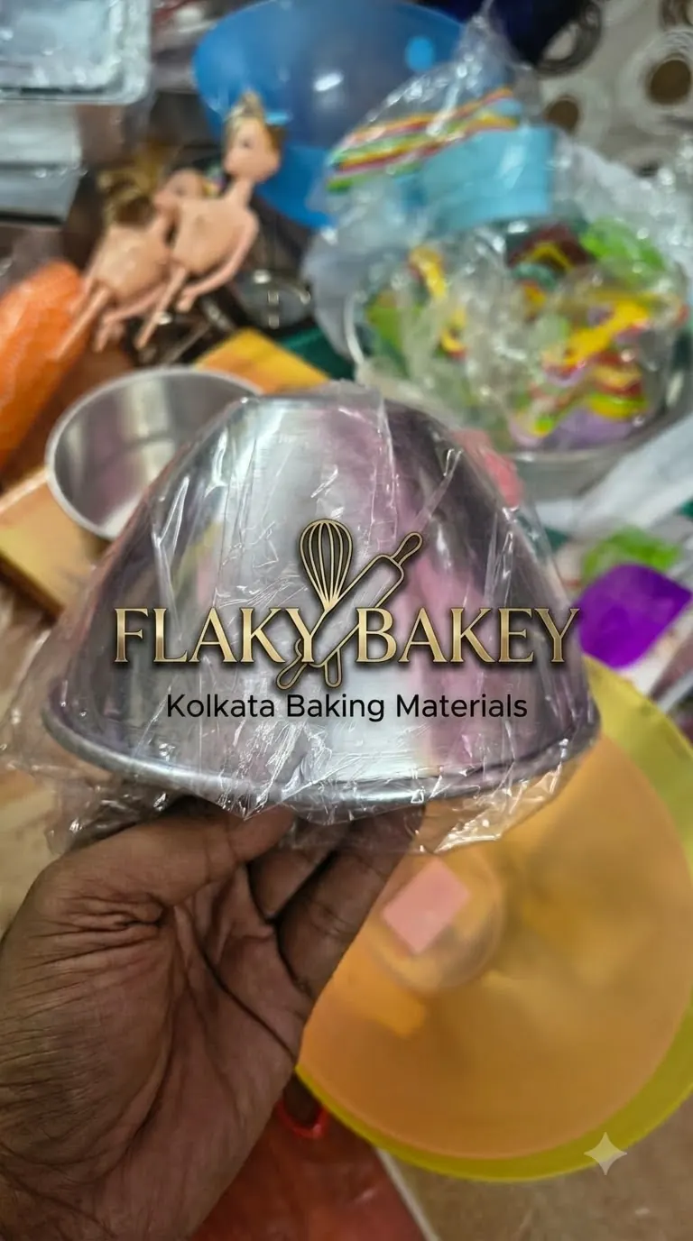 Doll cake dome mould — Flaky Bakey baking materials store, Kolkata